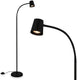 Briloner skriva - vloerlamp - woonkamer staande lamp - leeslampe - excl. gu10 - zwart - 127.5cm