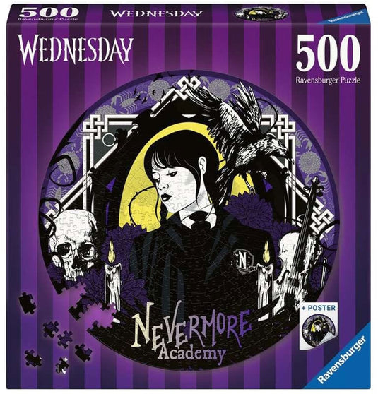Ravensburger puzzel wednesday nevermore academy - 500 stukjes film.