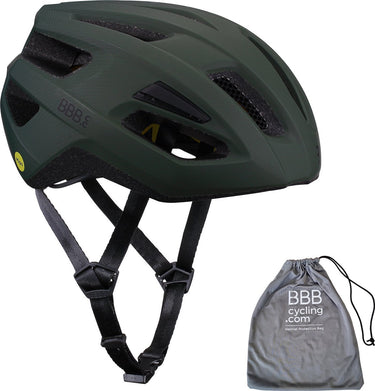 Bbb cycling dune mips 2.0 fietshelm volwassenen - mtb helm racefiets helm met helmtas - wielrenhelm - fietshelm dames - fietshelm heren - olijfgroen - maat m - bhe-22t