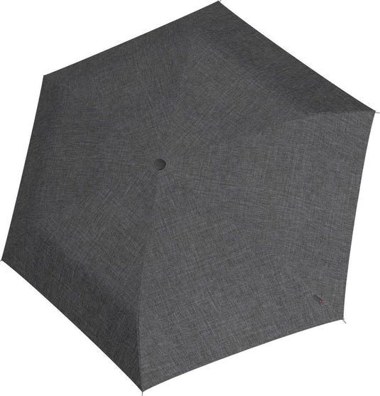 Reisenthel umbrella pocket mini opvouwbare mini paraplu - ø 97 cm - twist silver grijs
