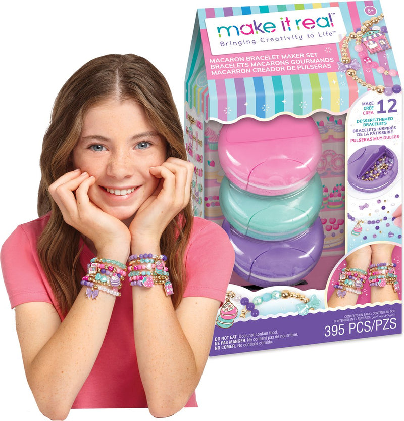 Afbeelding laden in galerijviewer, Make it real - macarons armbandenstudio - maak 12 unieke armbanden
