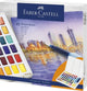 Faber-castell waterverf - box met napjes - afneembaar palet - 48 kleuren - fc-169748