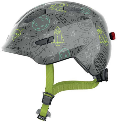 Abus helm Smiley 3.0 LED Grijs space S 45-50cm