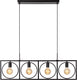Lucide suus - hanglamp - 4xe27 - zwart