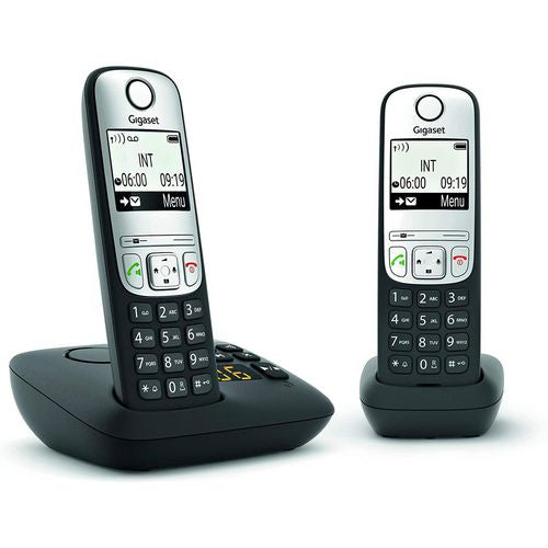 Dect-telefoon gigaset a690a zwart duo