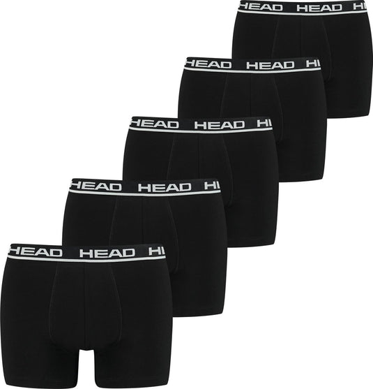 Head boxershorts black 5-pack-m
