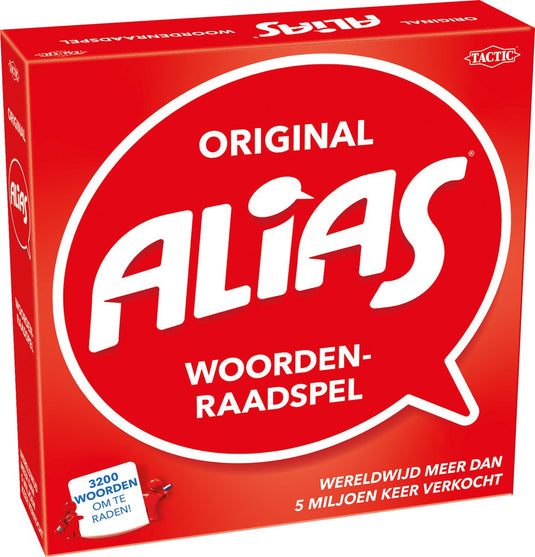 Tactic alias – bordspel – partyspel – woordspel – familiespel – vanaf 10 jaar - meer dan 8 miljoen keer verkocht wereldwijd