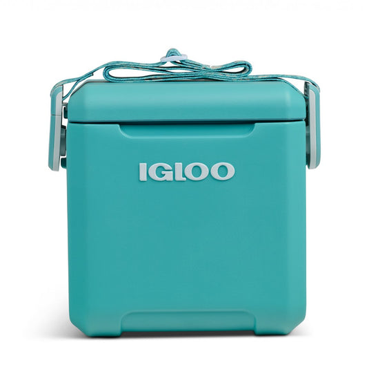 Igloo tag-a-long too remix koelbox - geïsoleerd - vergrendelbare deksel - draagriem - lagoon