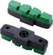 Bbb cycling remblokjes elektrische fiets - hydrostop - velgrem - compatibel met stadsfiets, e-bike mountainbike - magura remblokken - groen - bbs-09e