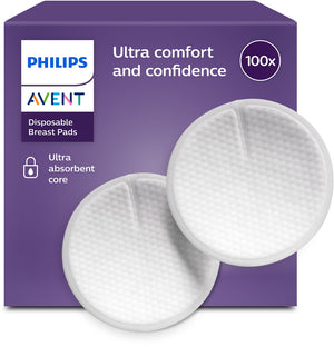Philips avent zoogcompressen - 100 stuks - dun, ademend en tegen lekken - scf254 13