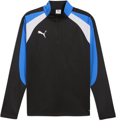 Puma individualliga 1 4 zip top heren sporttop - black- white-ultra blue