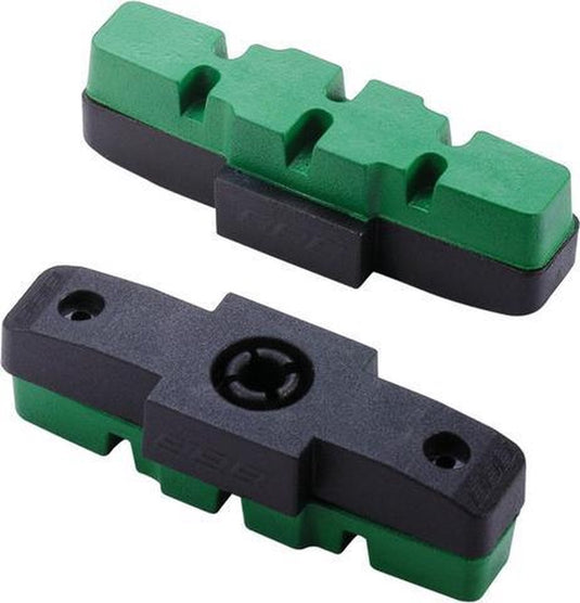 Bbb cycling remblokjes elektrische fiets - hydrostop - velgrem - compatibel met stadsfiets, e-bike mountainbike - magura remblokken - groen - bbs-09e