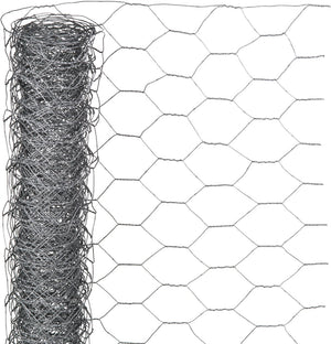 Nature - verzinkt staal gaas - 5 x 1,5m - grijs - 13mm mazen