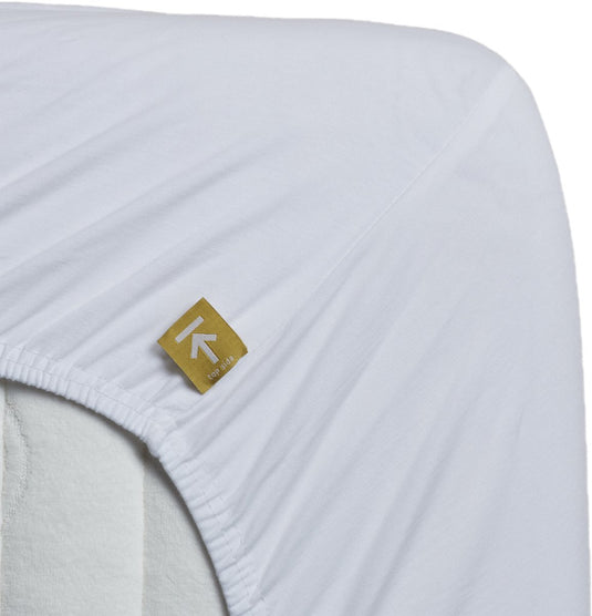 Beddinghouse - jersey-stretch - topper hoeslaken - 120x220 cm - wit