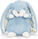Bunnies by the bay nibble konijn - knuffeldier - knuffel voor kinderen - geborduurde details - 20 cm - blauw