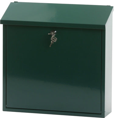 V-part - wandbrievenbus malagan - galvanized steel powder coated - groen - brievenbus