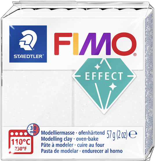 Fimo effect ovenhardende boetseerklei standaard blokje 57 g - galaxy groen