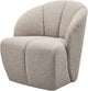 Woood mojo draaifauteuil - bouclé - beige melange - 75x68x77