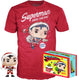 Funko pop! tee box: dc superman saves the day #353 (size xl)