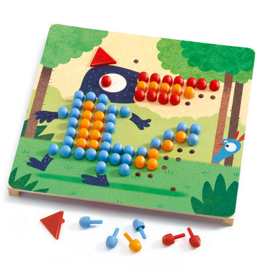 Djeco pedagogisch spel mosaïco rigolo