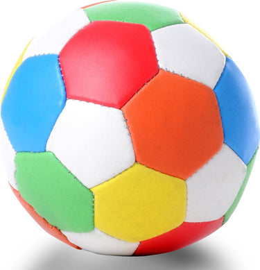 Engelhart zachte softbal 10 cm – meerkleurig – 32 panels – foam speelbal – recreatieve bal – sport- en spelbal – kindvriendelijk speelgoed –