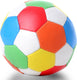 Engelhart zachte softbal 10 cm – meerkleurig – 32 panels – foam speelbal – recreatieve bal – sport- en spelbal – kindvriendelijk speelgoed –