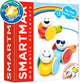 Smartmax my first wobbly cars - magnetische auto's en trein - bouwset met trekkoord - educatief speelgoed voor peuters - vanaf 1 jaar