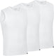 Gripgrab - ultralight 3pack mesh mouwloos base layer zomer fiets ondershirt polygiene zweethemd - wit - heren - maat xl