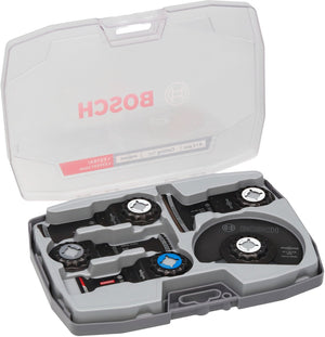 Bosch accessoires bosch professional multifunctioneel gereedschap accessoires zaagset 5-delig ( 2608669093 ) starlock + koffer