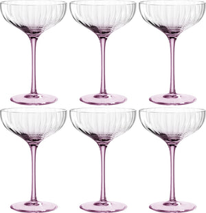 Leonardo poesia champagne coupe 260ml rosé - set 6