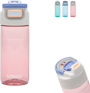 Kambukka elton drinkfles 500ml - barely blush met 3-in-1 deksel en makkelijke reiniging