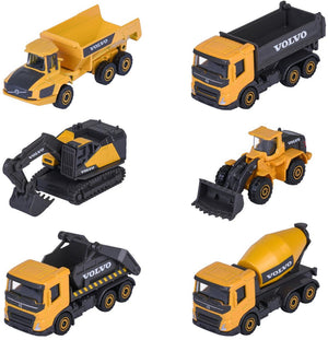 Majorette volvo construction 3 pieces set, 2-sort.