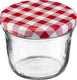 Westmark 6 worstpotten potten met draaideksel, rond, vulvolume: 230 ml, ø 82 mm, glas, 66502270