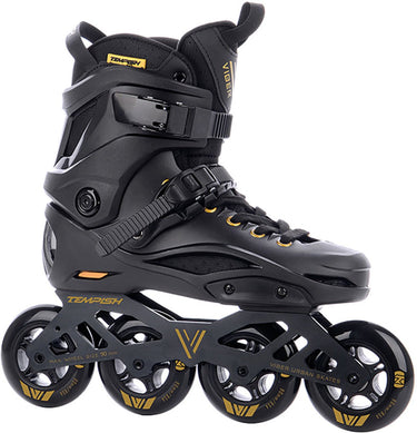 Tempish viber l.e. 90 skeelers volwassenen – 4x90mm wielen – fitness speed inline skates – zwart goud – maat 40