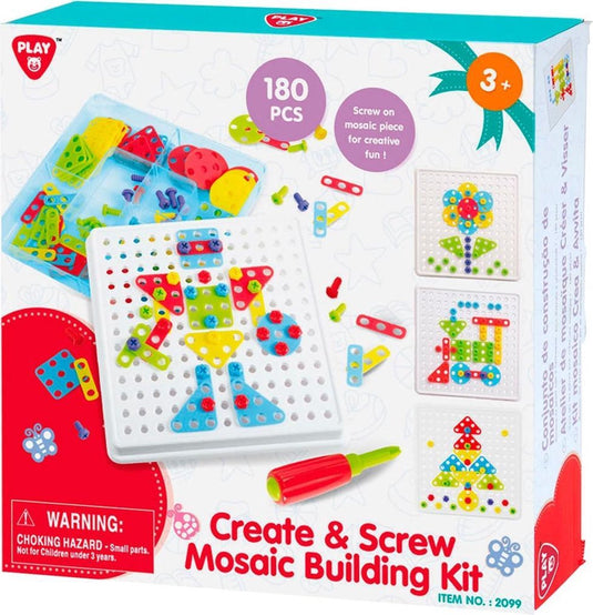 Playgo constructieset mozaïek - 180dlg.