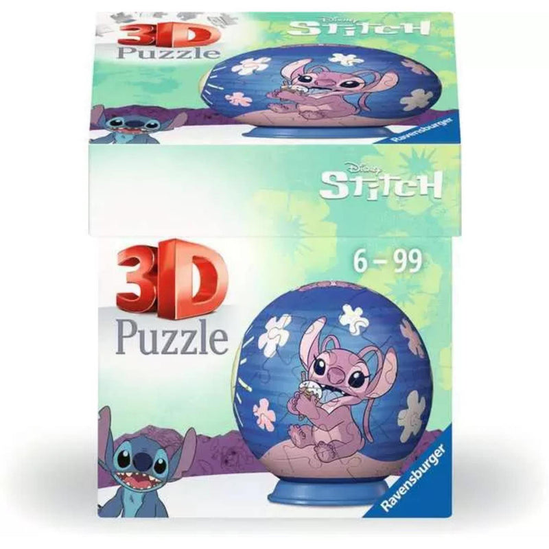 Load image into Gallery viewer, Ravensburger 3d puzzelbal stitch angel, 54st.
