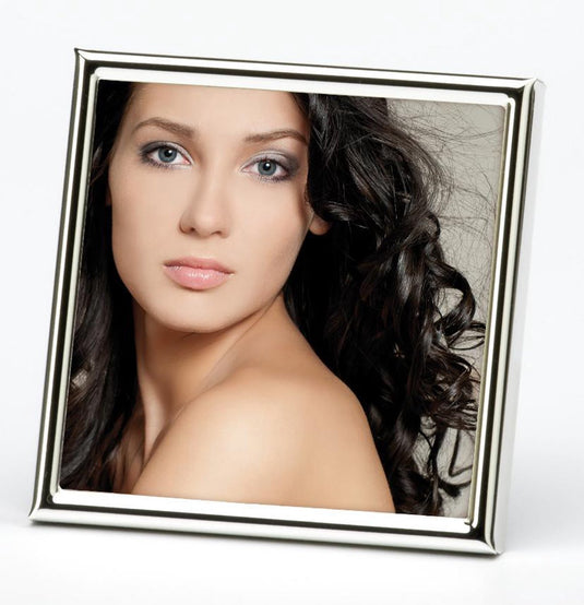 Walther design chloe - fotolijst - fotoformaat 9 x 9 cm - zilver