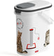 Curver voedselcontainer kat - 10l - 4kg - 30x19x35cm - wit grijs