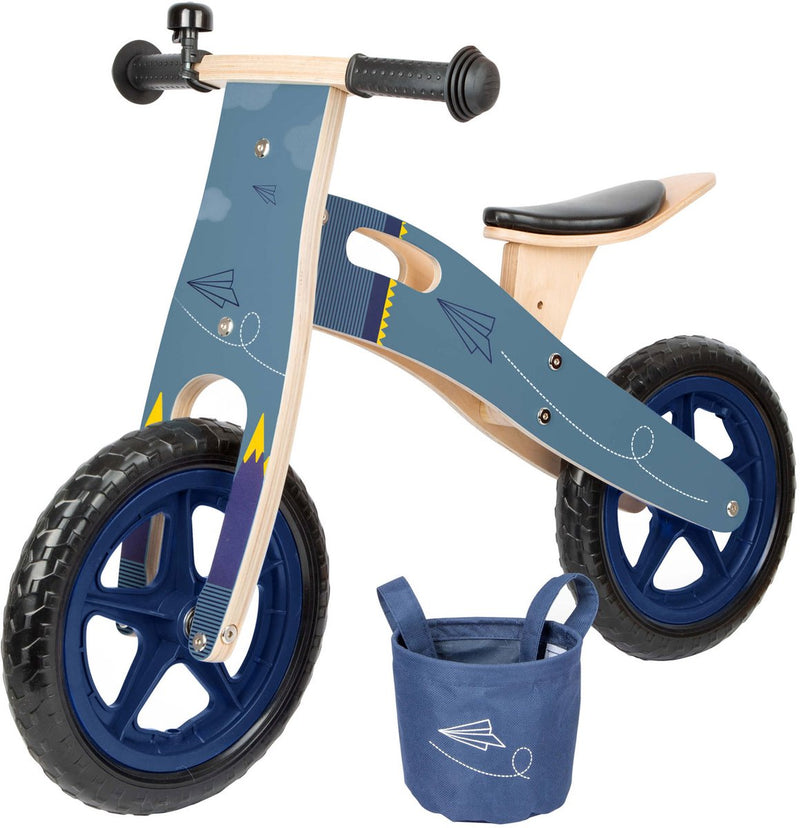 ギャラリービューアに画像をロードする, Small foot - houten loopfiets vliegtuig blauw
