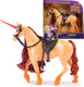 Unicorn academy - eenhoorn cinder met bewegend hoofd 2 rijaccessoires - 27,9 cm - geschikt voor valentina pop - modepoppen en eenhoornspeelgoed