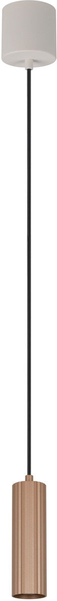 Trio soka - hanglamp - mokka - excl. 1x gu10 5 w - in hoogte verstelbaar