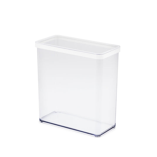 Rotho loft voedselbewaardozen - met witte siliconenafdichtring - 3,2 liter - transparant