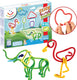 Spaghetteez 70stuks set- flexibele bouwstaafjes- speelgoed 4,5,6,7,8 jaar jongens en meisjes- knutselen meisjes jongens- constructie speelgoed- montessori speelgoed- educatief speelgoed