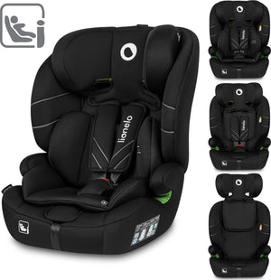 Lionelo levi - autostoel - vanaf 1,5 tot 12 jaar (76-150 cm 9-36 kg groep 1 2 3) - comfortabele brede zitting - memory foam - 10-standen hoofdsteun - i-size autostoeltje