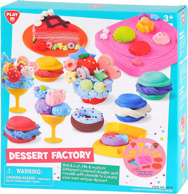 Playgo toetjes fabriek kleiset - 4 kleipotjes