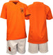 Avento voetbalset supporter - wk nederlands elftal voetbalbroek shirt junior - oranje wit - 116