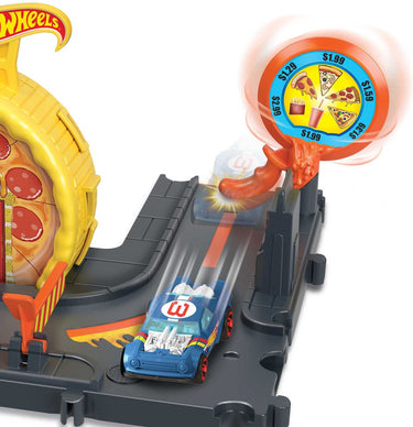 Mattel hot wheels city explorer speedy pizza pick-up - hot wheels uitbreiding - hot wheels baandeel