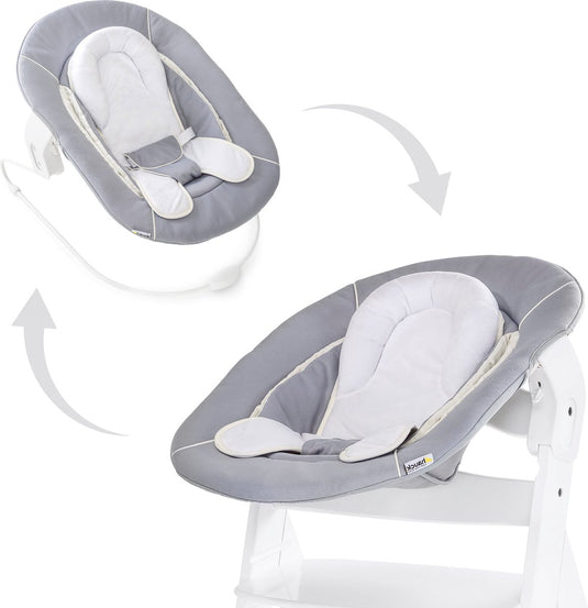 Hauck alpha bouncer 2 in 1 - wipstoel - stretch grey