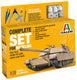 Italeri modelbouwpakket militaire voertuigen - 72004 m1 abrams tank - complete set - starter kit plastic - 1:72 - modelbouw