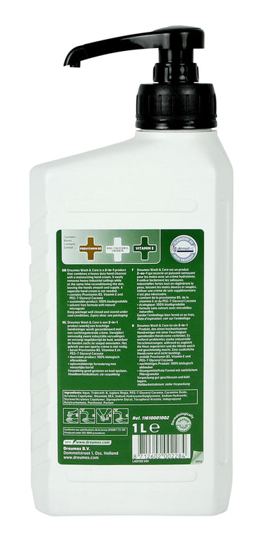 Dreumex wash care handreiniger handzeep 1 liter met pomp